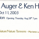 2003.08.28 - Auger & Hopper invite